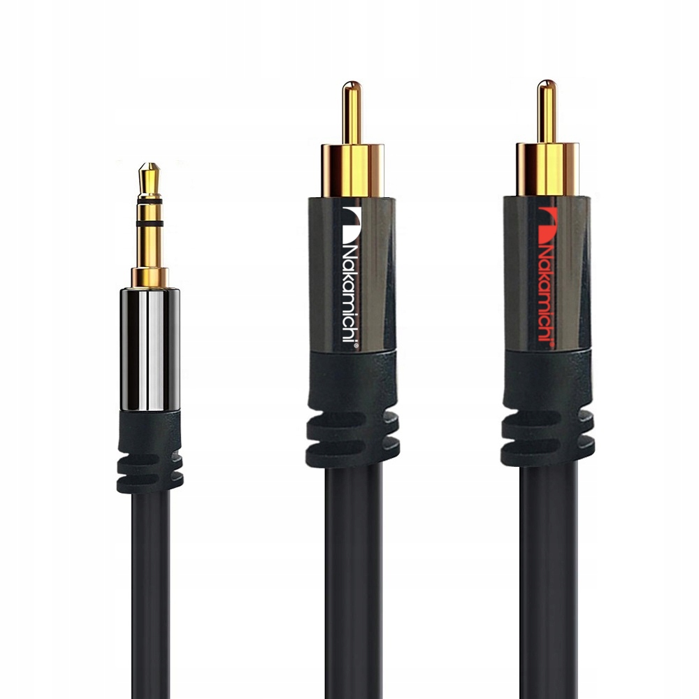 

Kabel 2RCA-jack 3,5mm AUX/Cinch Nakamichi Ofc 3m