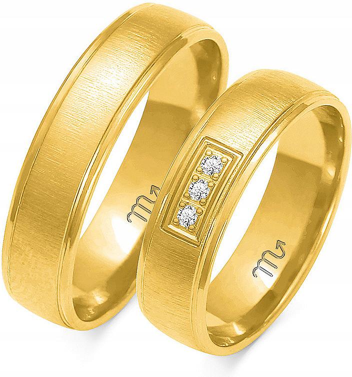 Prsten na svatba pro pár gravírování 585 r 29 30 31 módní svatební kolekce 14k