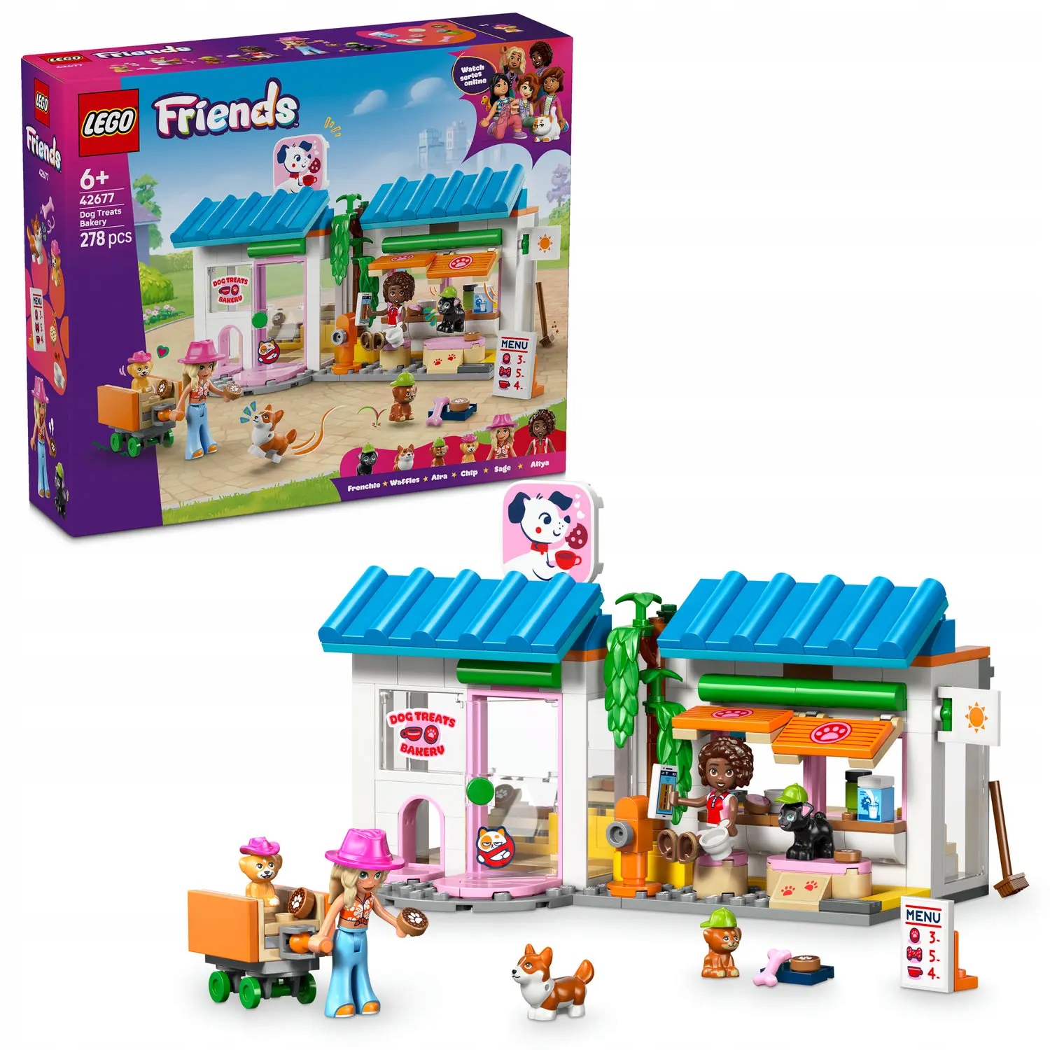 Lego Friends 42677 Pekárna S Psími Pochoutkami