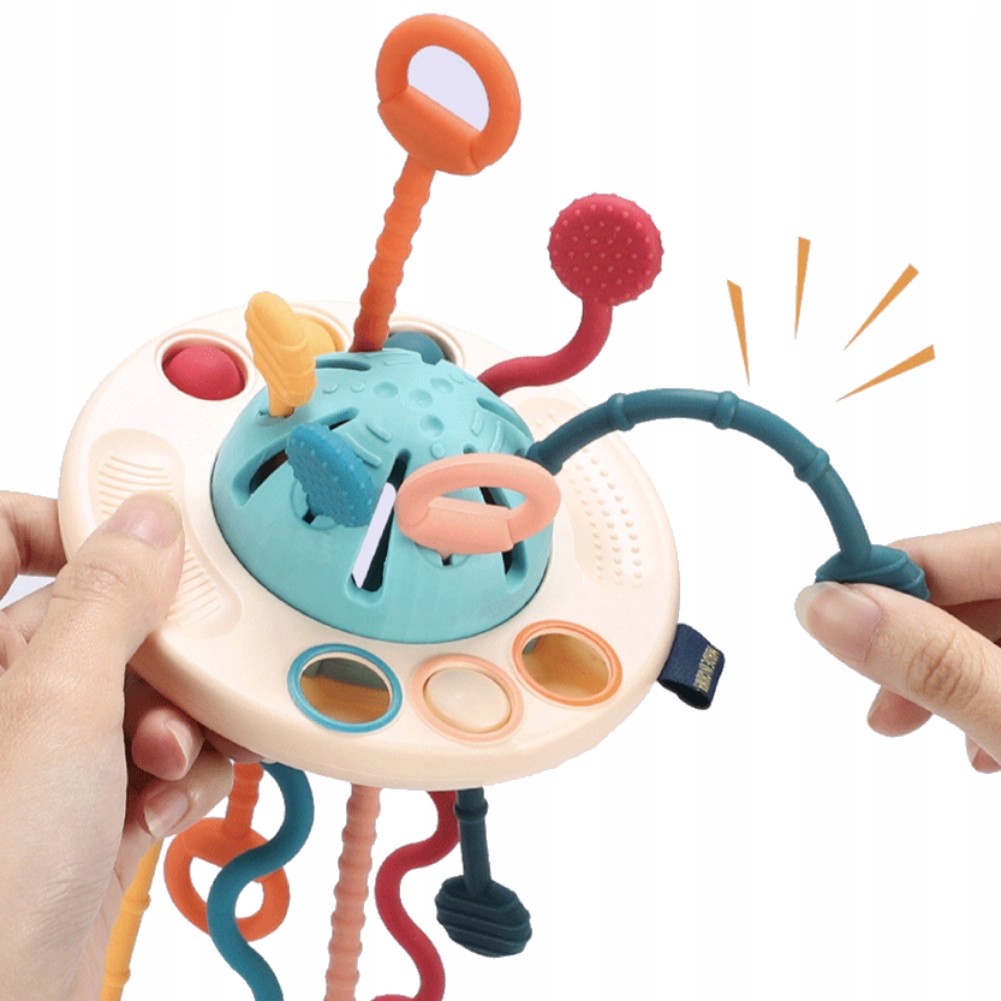 ZABAWKA SENSORYCZNA GRYZAK MONTESSORI NIEMOWLĄT Rodzaj pluszaki interaktywne