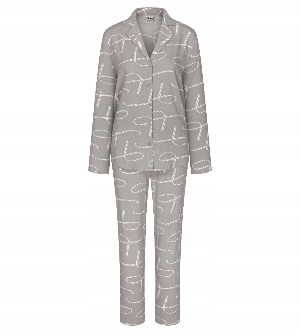 Dlouhé dámské dvoudílné pyžamo Triumph Boyfriend Fit Pw 02 38