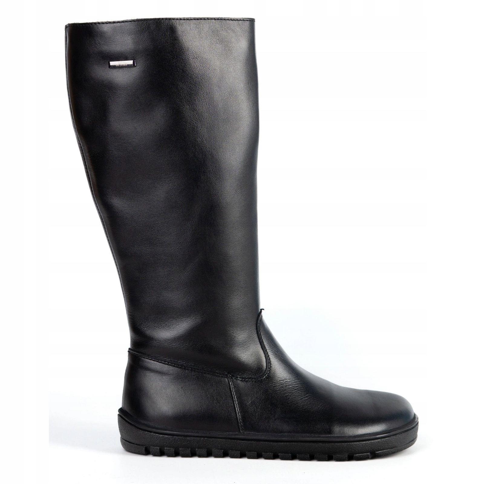 Dámské barefoot kožené kozačky Olivier Hazel černé lícové 37