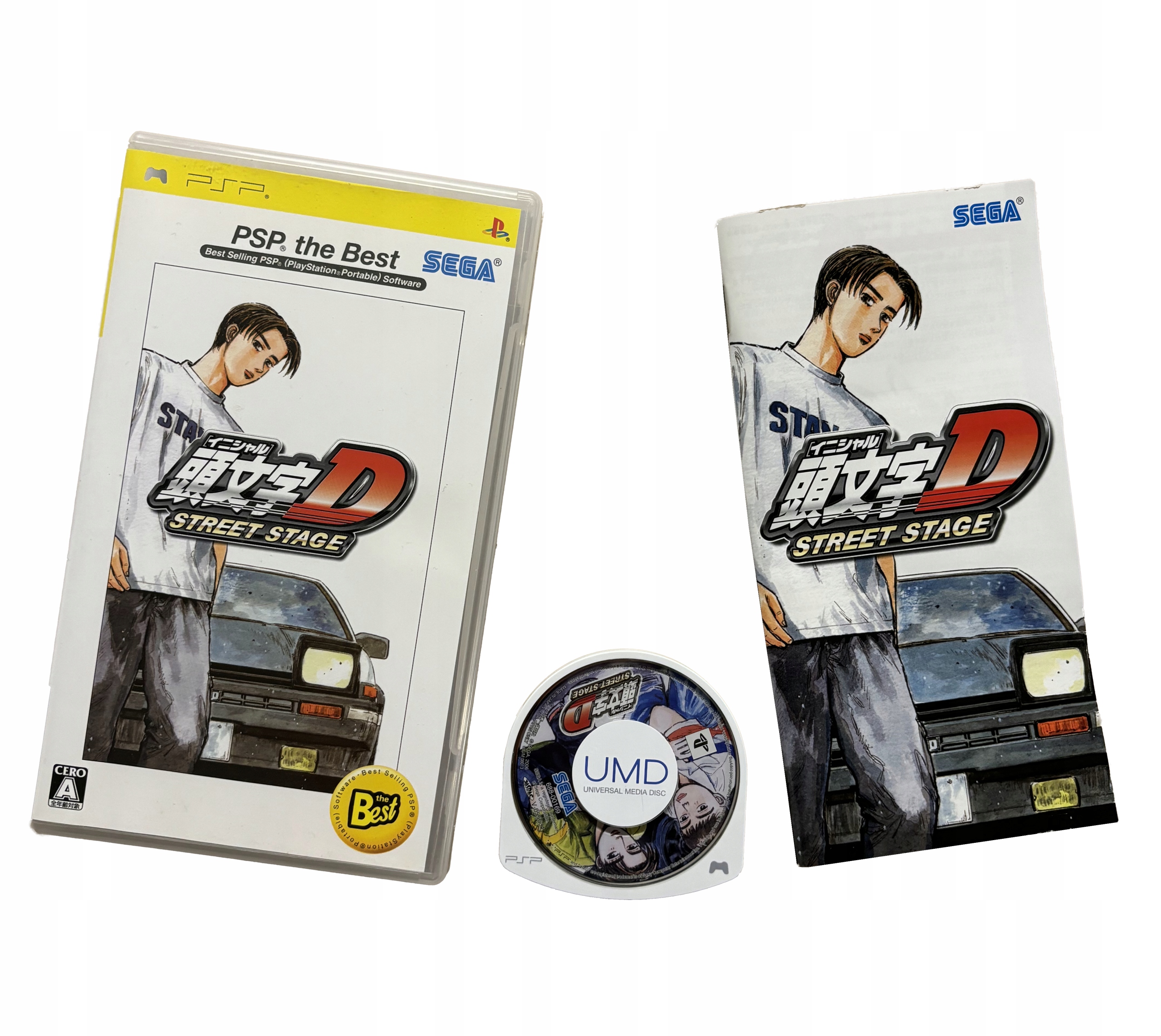 Initial D Street Stage PSP NTSC-J Import - Wyścigowa klasyka Anime!