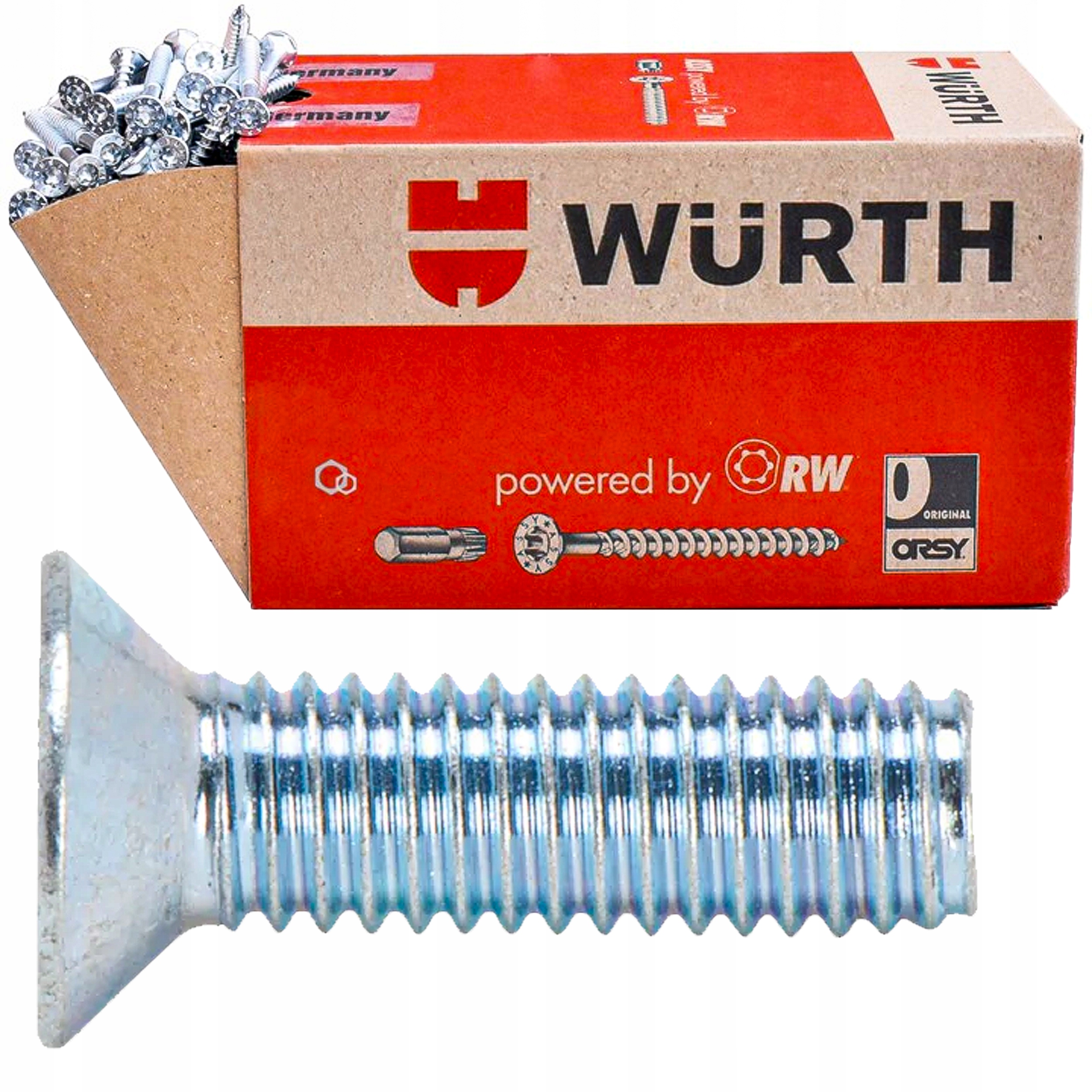 Šrouby Plechové Samořezné šrouby M8,0X20 100ks Wurth