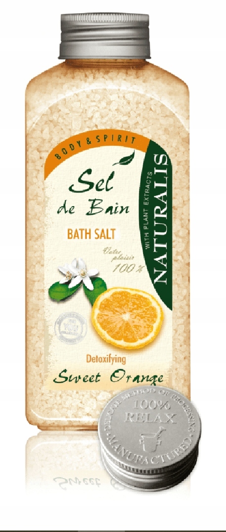 Naturalis Sweet Orange 1000g sól do kąpieli EAN (GTIN) 8595196908800