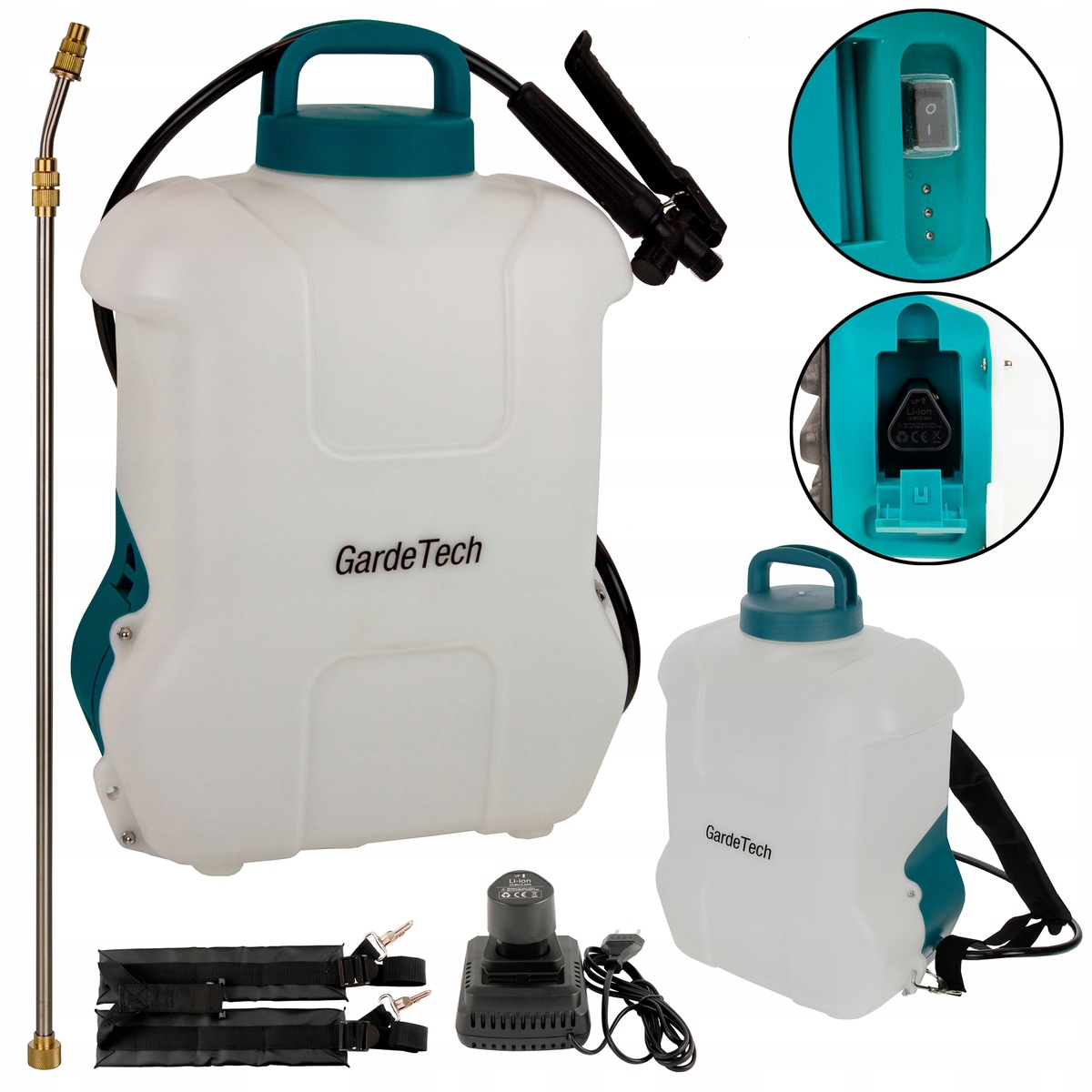 

Opryskiwacz akumulatorowy GardeTech 16L 2,6Ah