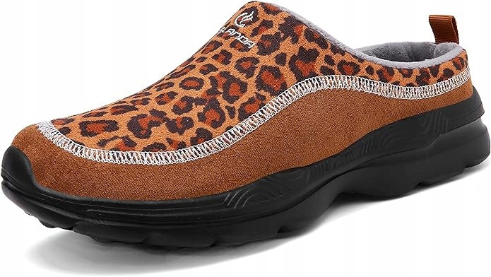 Nazouváky Pánské teplé protiskluzové domácí boty Panterka 39 Eu