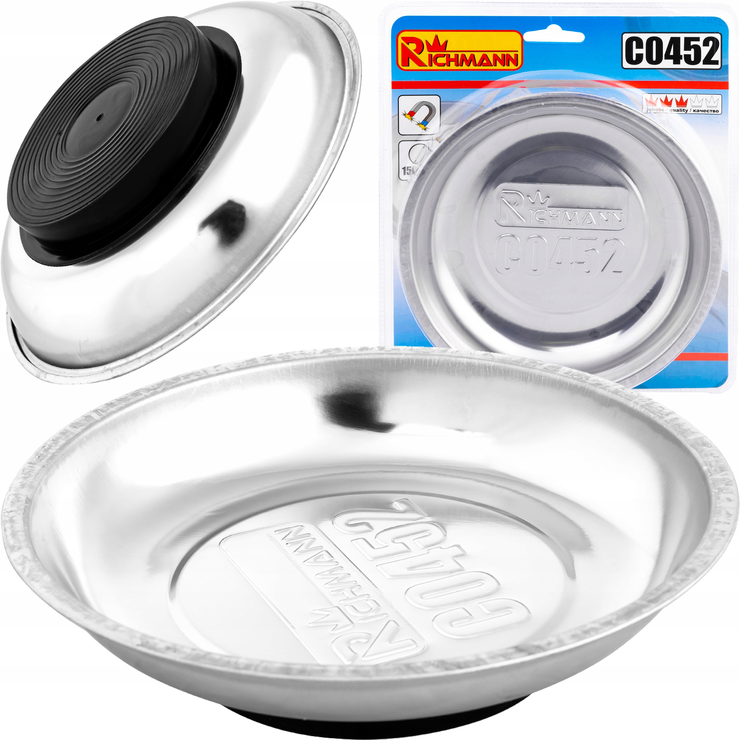 

Miska Magnetyczna Warsztatowa Magnes Okrągła 150mm