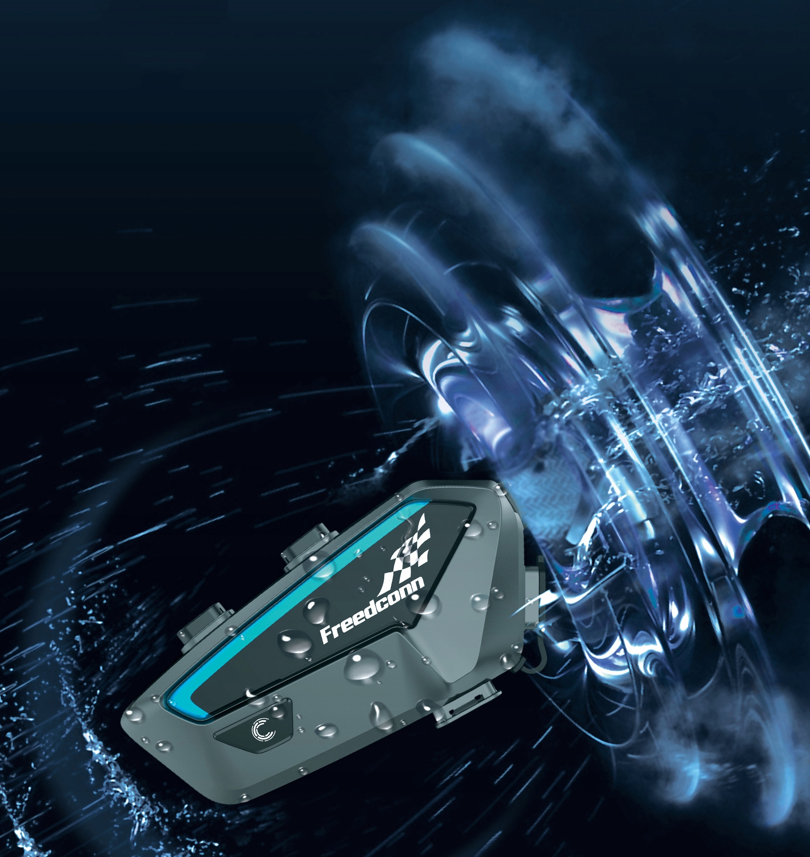 INTERKOM BLUETOOTH FX KONFERENCJA 10 OSÓB DO 2000m mówi do nas po POLSKU Typ mikrofonu hybrydowy integralny