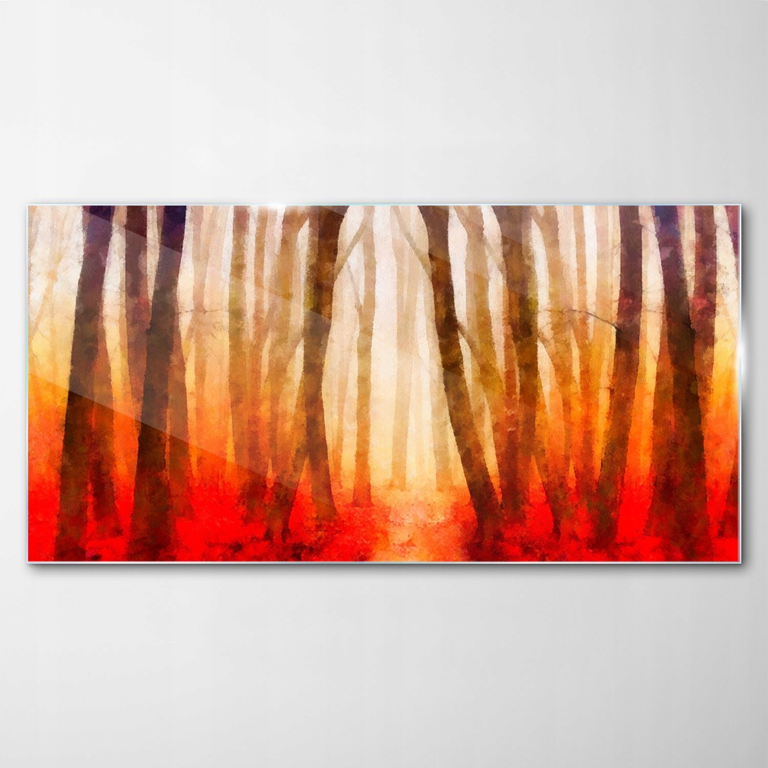 

Hartowany Obraz Szklany Jesień Las Drzewa 140x70