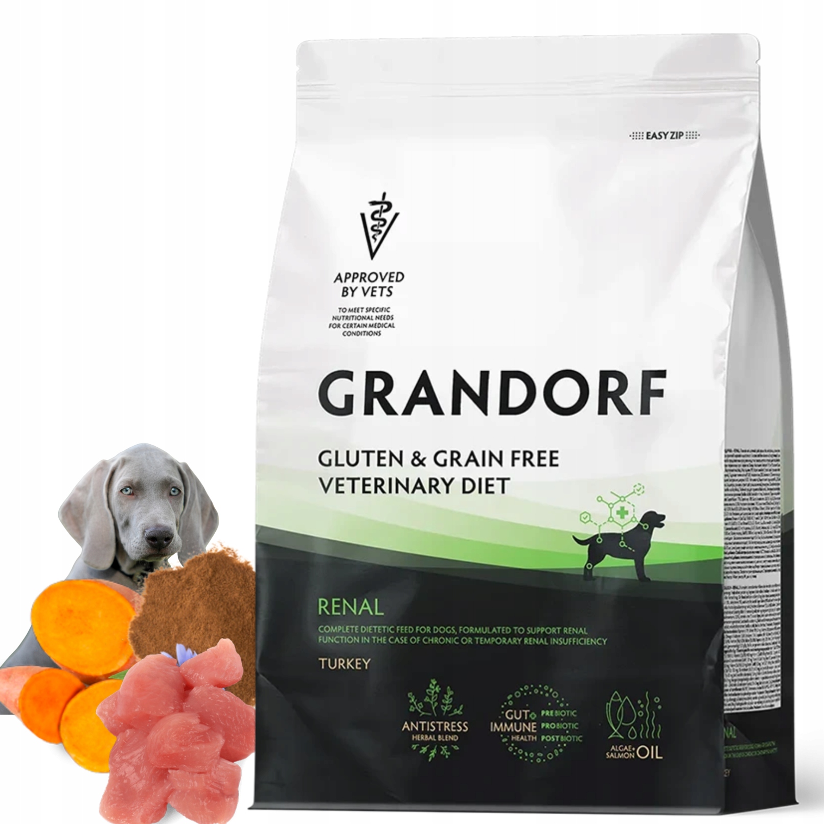 Grandorf Veterinary Diet Dog Renal Turkey Na Nerki 3kg