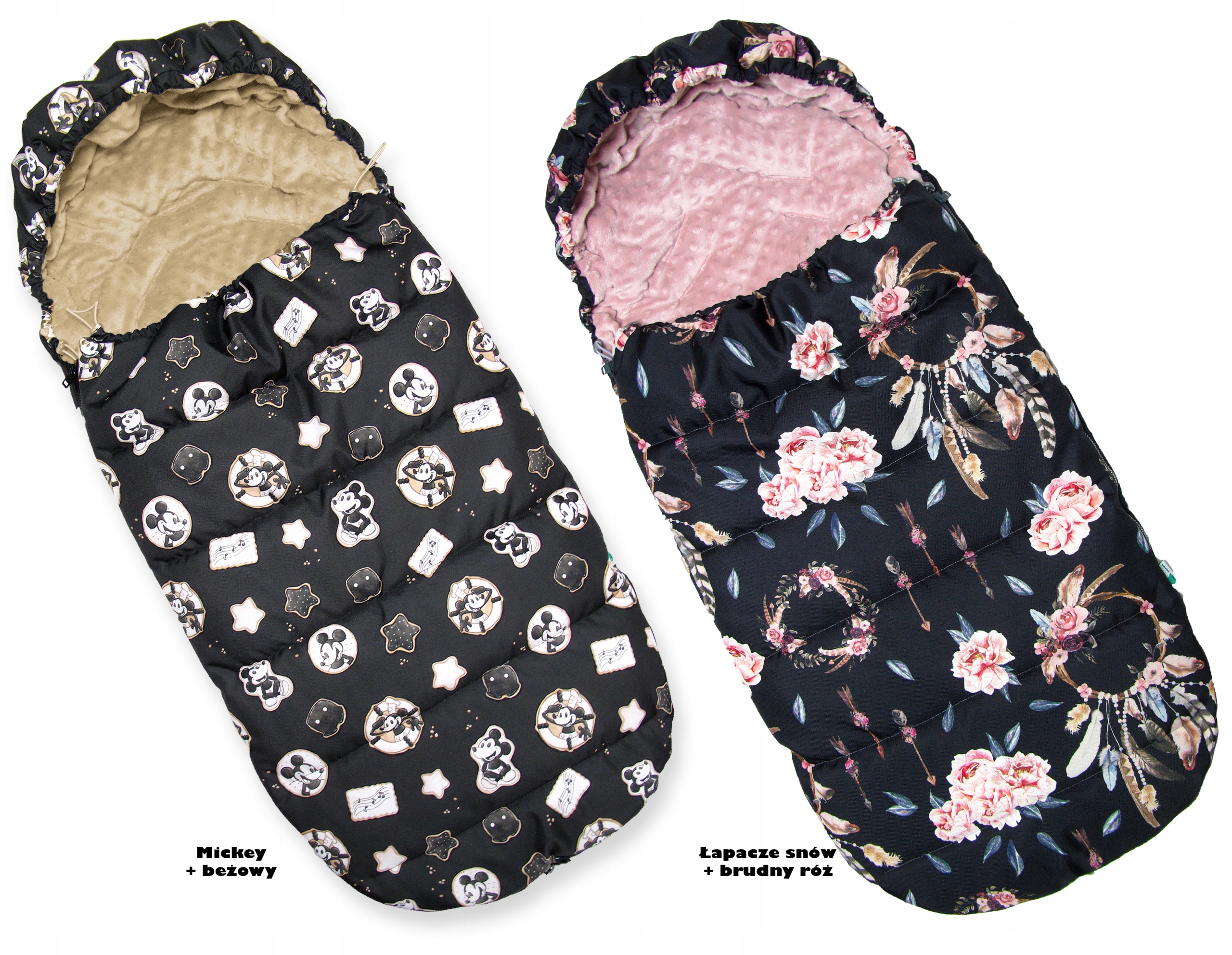 ŚPIWOREK do wózka SPACERÓWKI 105 MINKY Wodoodporny Kod producenta B276