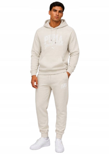 Puma Komplet Dresowy męski bluza spodnie joggery sportowy młodzieżowy