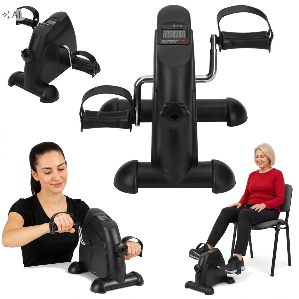 Rower Treningowy Rowerek Rotor Rehabilitacyjny Do Ćwiczeń Rąk Nóg 2w1 LCD