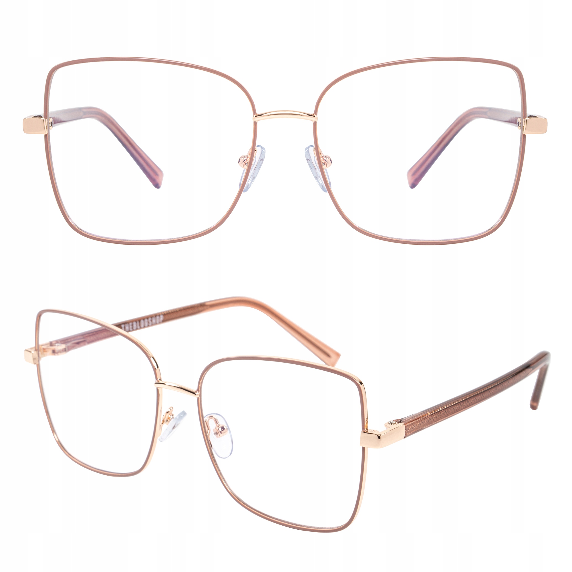 

Okulary Zerówki Soczewki Blue Blocker Butterfly