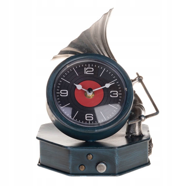 Zegar Gramofon 16x16x22 cm