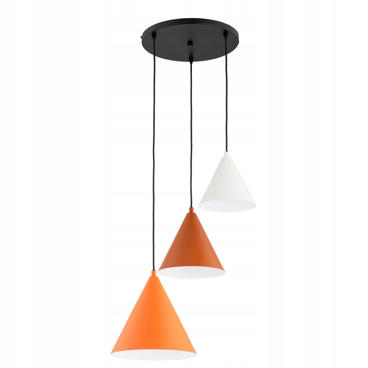 Alfa Madera Závěsná lampa multicolor 3xE27 IP20 kov kužel 95 cm