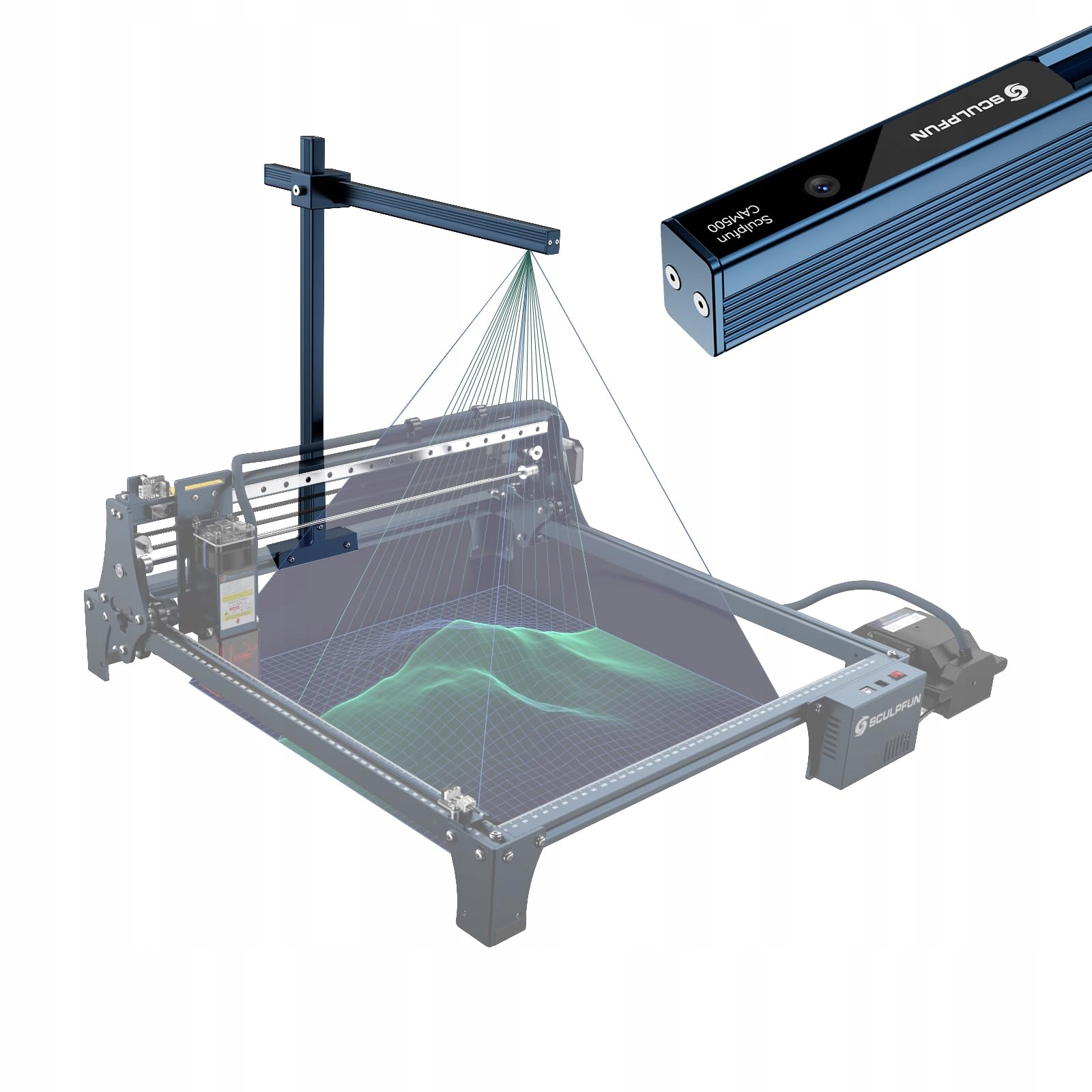 Kamera Sculpfun CAM500 Lightburn do maszyny do grawerowania laserowego 5 Mp