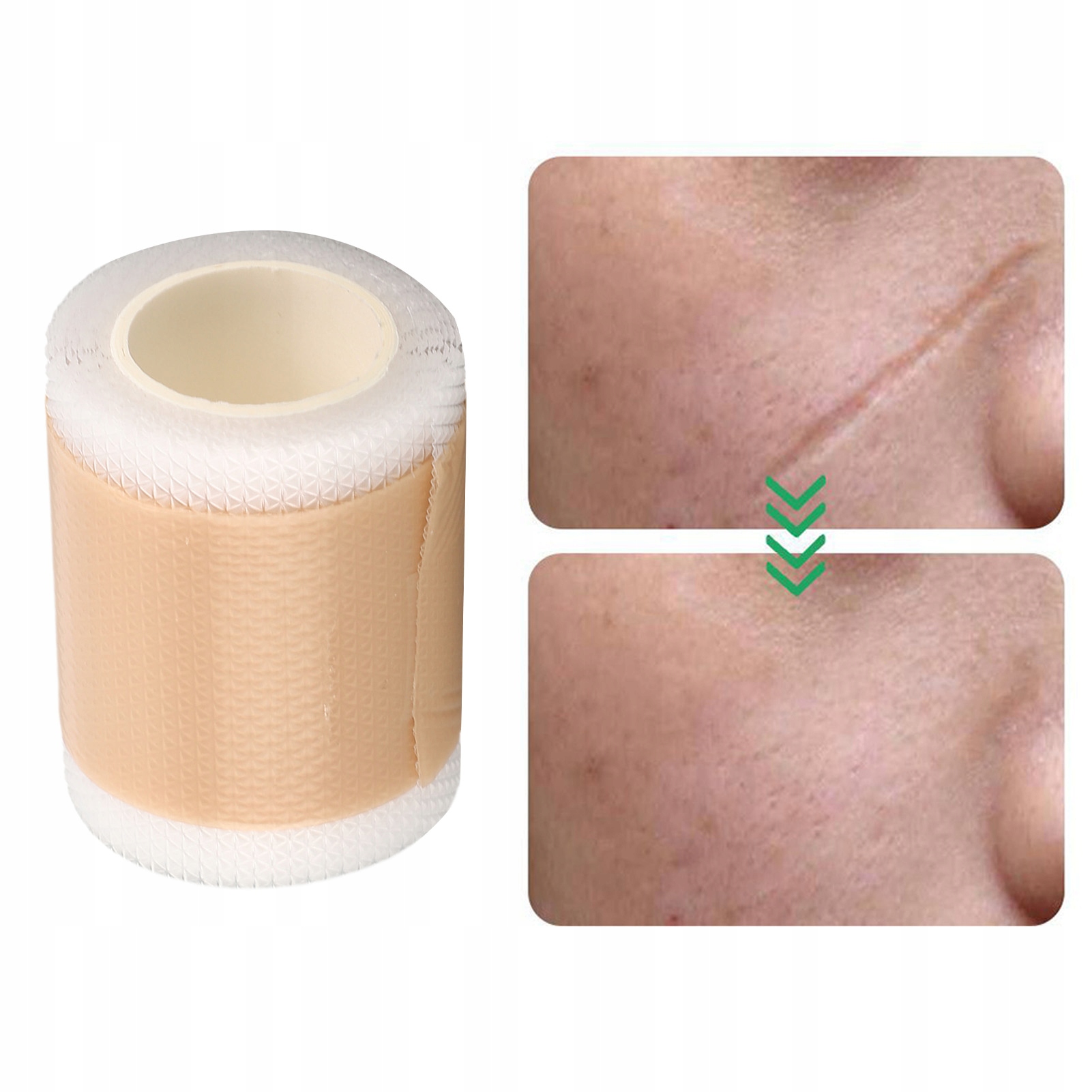 NIEWIDZIALNY KOREKTOR PASTY SKÓRY POKRYWA BLIZNY