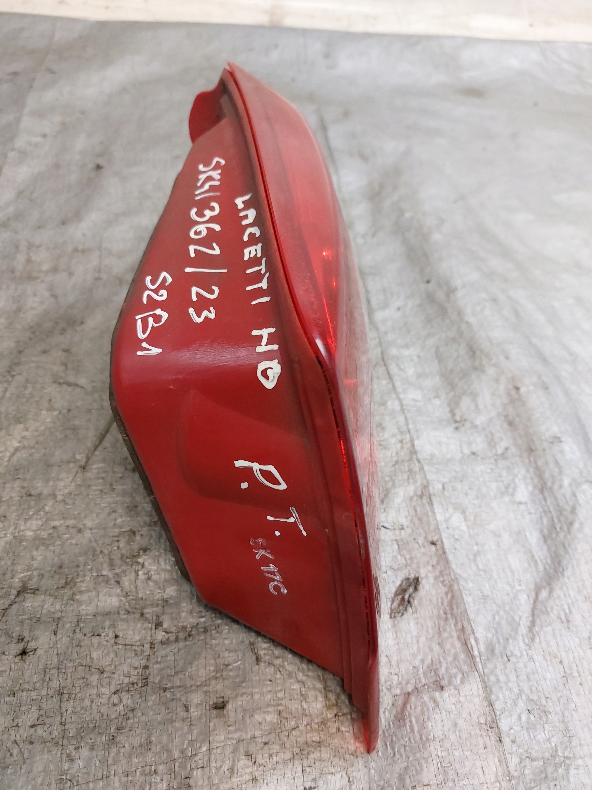 light right rear part to the bonnet CHEVROLET LACETTI HB