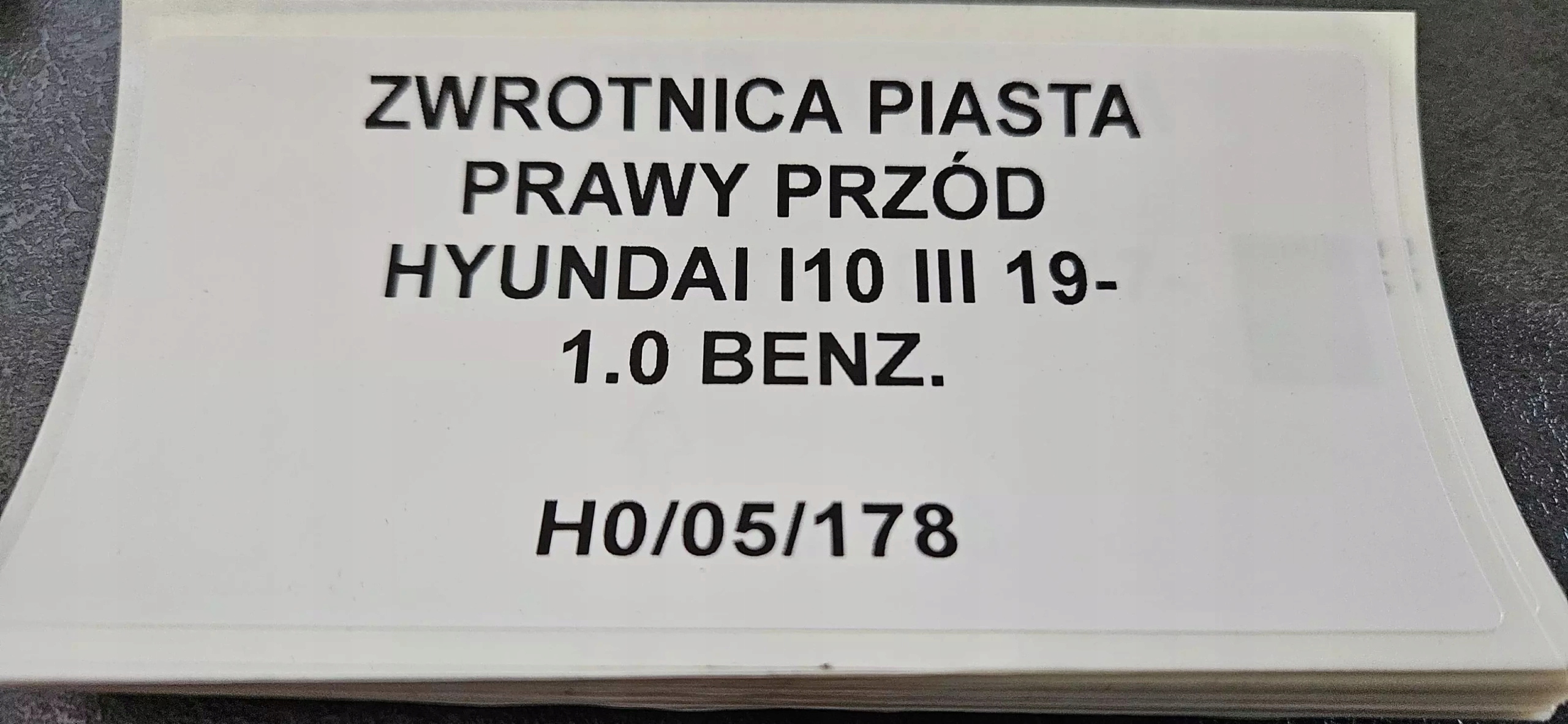 otoč čepu pravý předek HYUNDAI I10 III 19