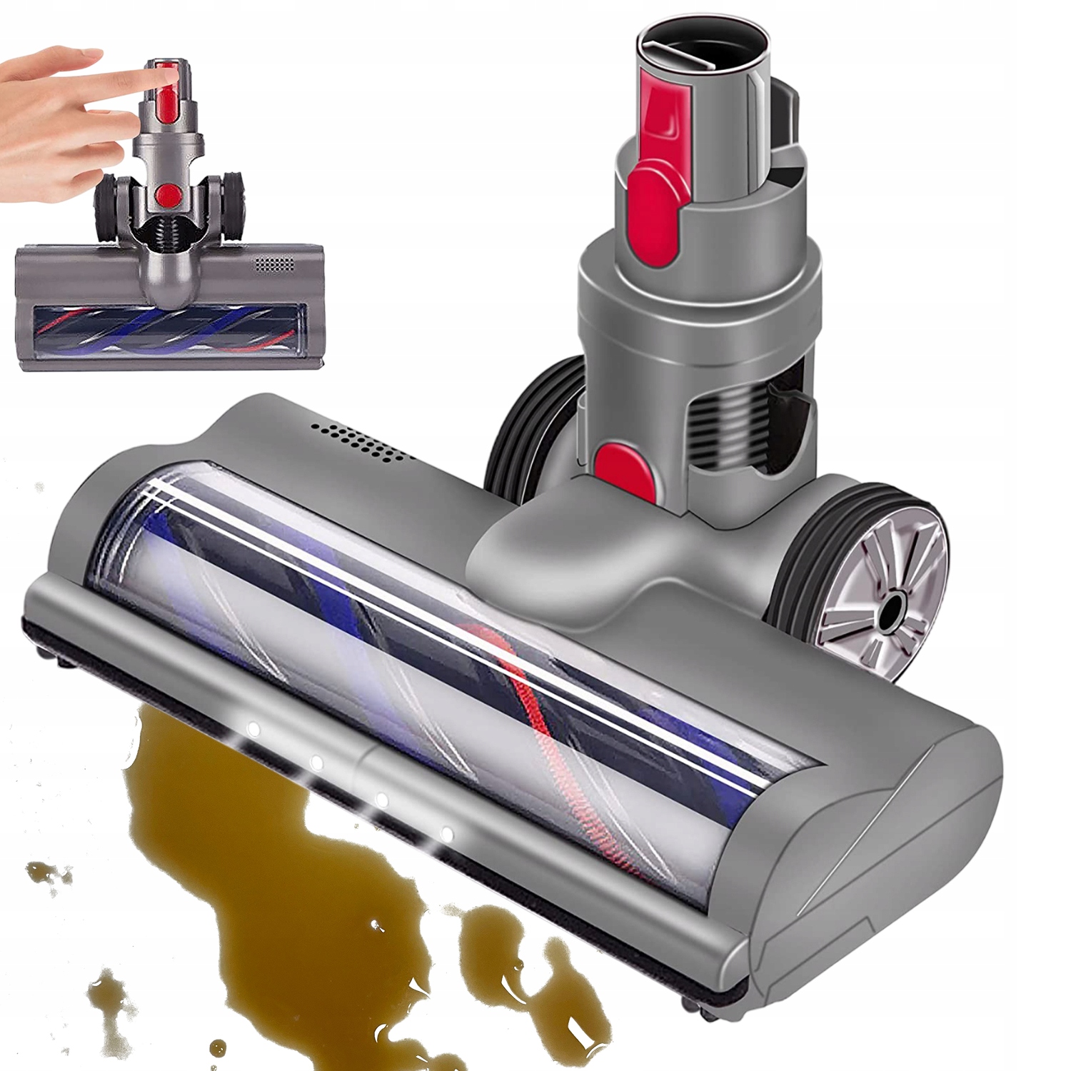 Hlavní Kartáč Pro Vysavač S Led, Kompatibilní S Dyson V7 V8 V10 V11