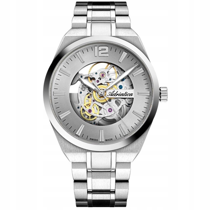Pánské Hodinky Adriatica A8343.5157SA stříbrné, náramek
