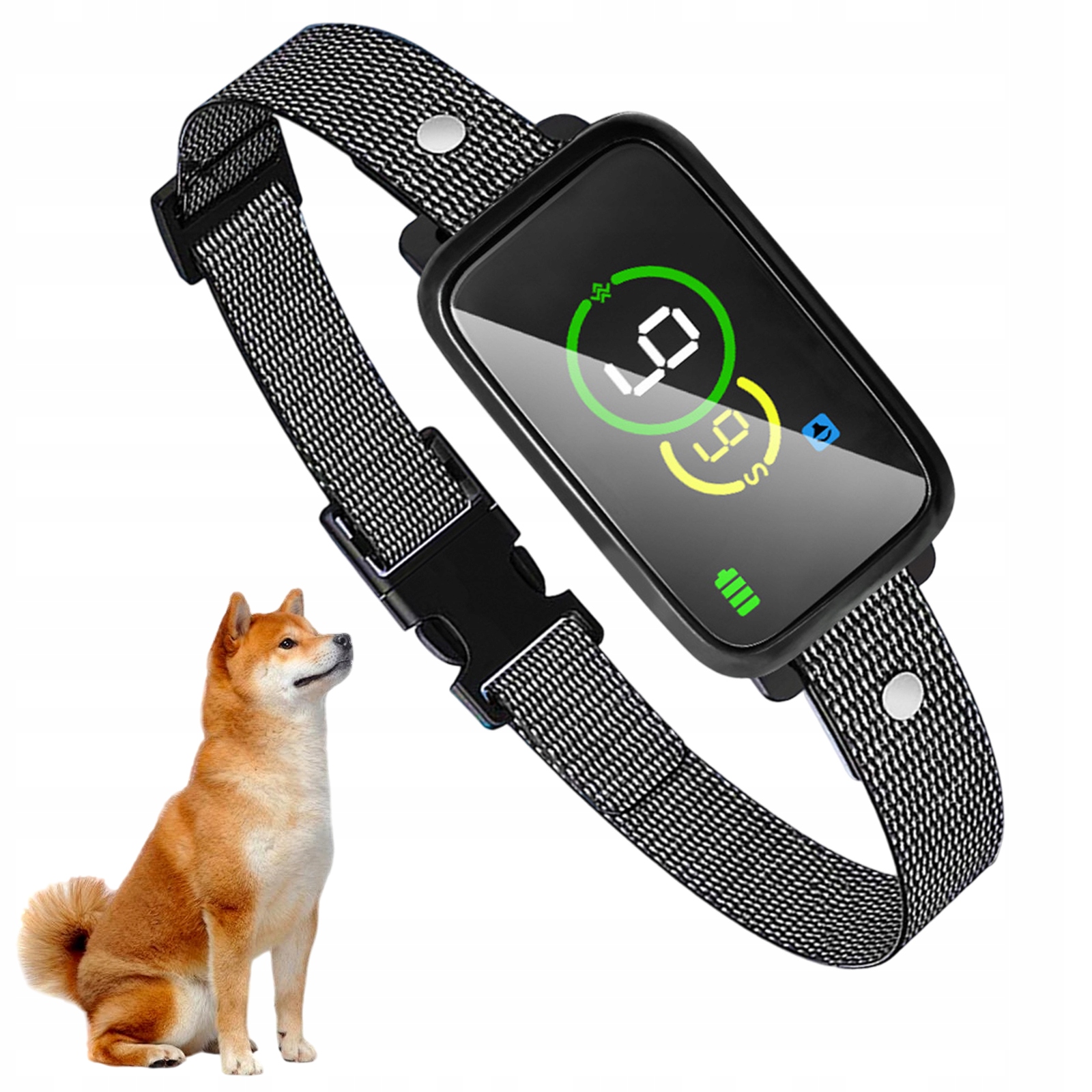 Levně Protištěkací Obojek Smart, Nastavitelný, Nabíjecí, Pro Psa, Univerzální, S Vibrací