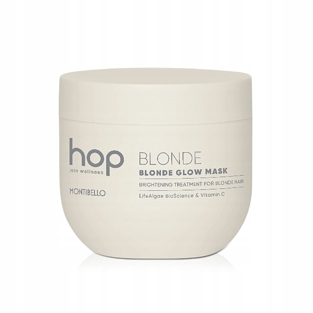 Rozjasňující maska Montibello Hop Blonde Glow pro blond vlasy 500 ml