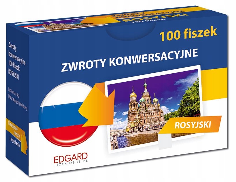 Edgar. Rosyjski. 100 fiszek. Zwroty konwersacyjne