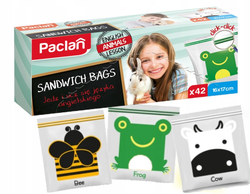 

Woreczki Śniadaniowe Zamykane wielorazowe 42