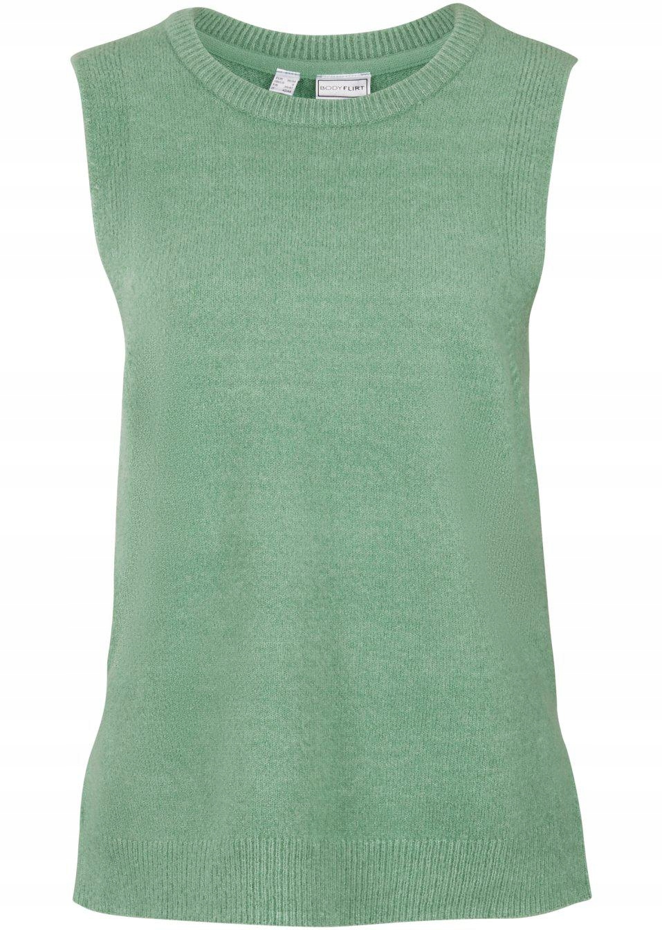 Bonprix 32 DZIANINOWY BEZRĘKAWNIK DAMSKI