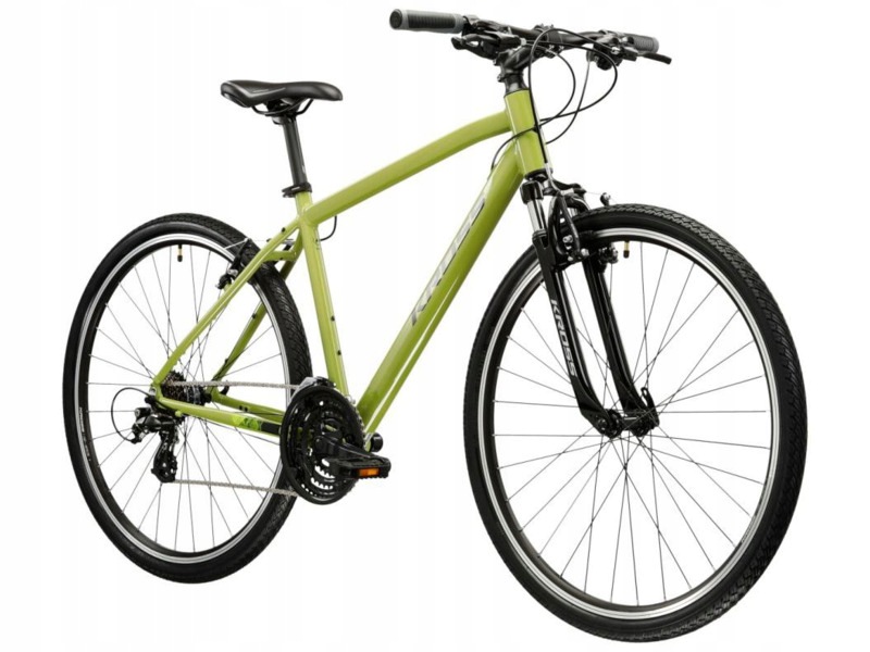 Rower crossowy Kross Evado 2.0 M19 28 cali męski Khaki-czarny