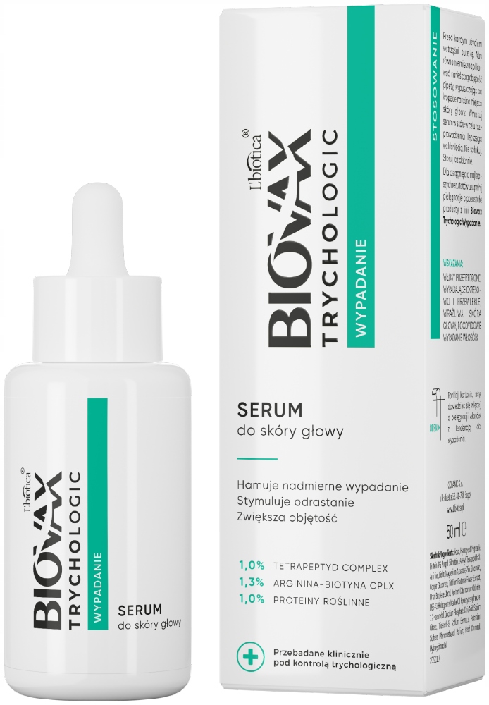 

Biovax Trychologic Wypadanie Serum do skóry głowy