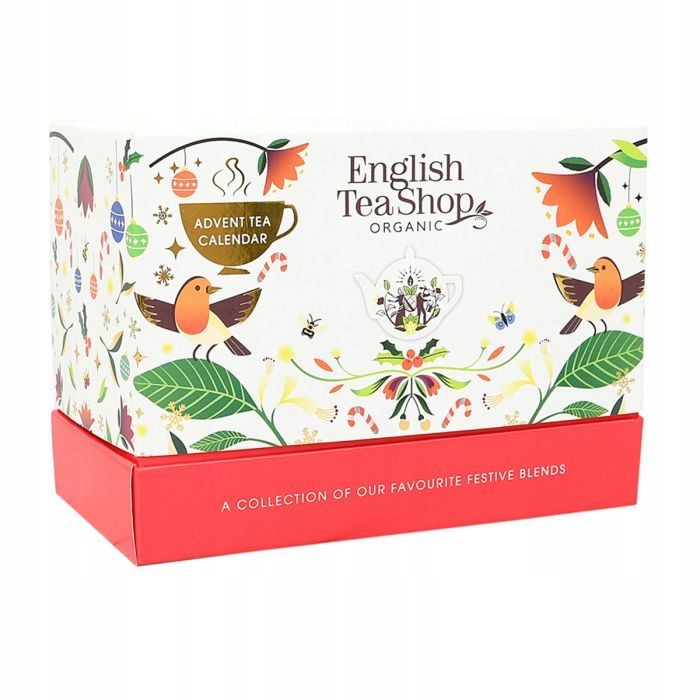 Адвент-календарь English Tea Shop, 25 пакетиков органического чая 13 вкусов — фото 8