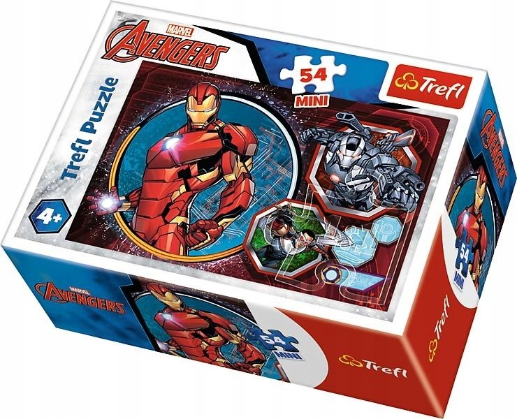 

Puzzle 54 mini Bohaterowie The Avengers 3 Trefl