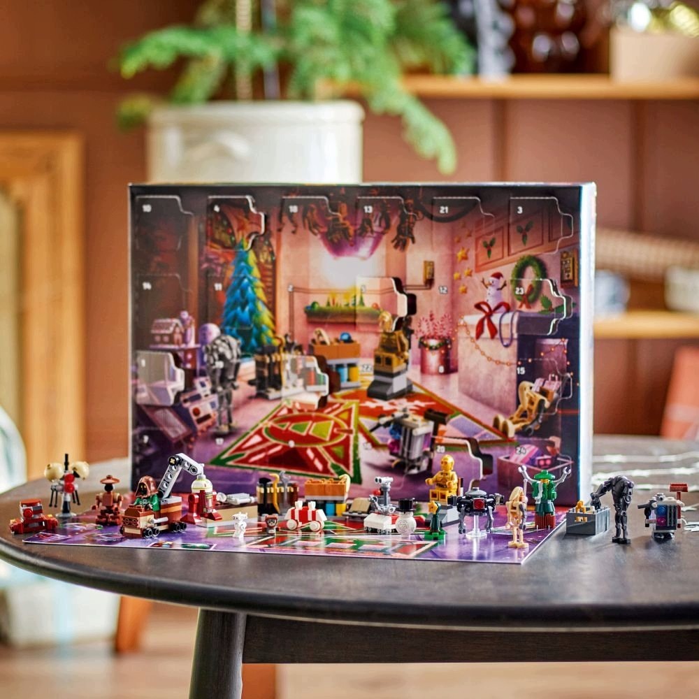Адвент-календарь LEGO Star Wars 2025, минифигурки, дроиды и мини-модели, от 6 лет — фото 2