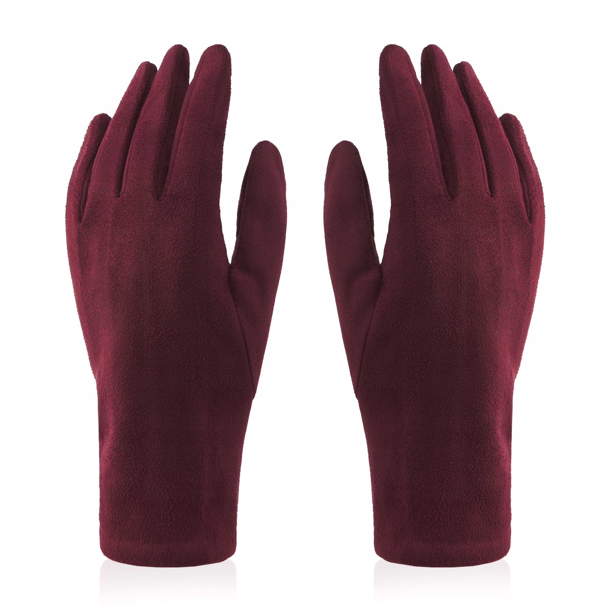 BETLEWSKI Dámske zimné dotykové rukavice pre smartphone elegantné teplé