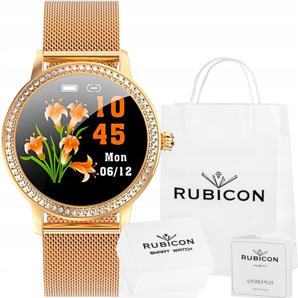 

Damski smartwatch Rubicon kroki sms zdjęcia poczta