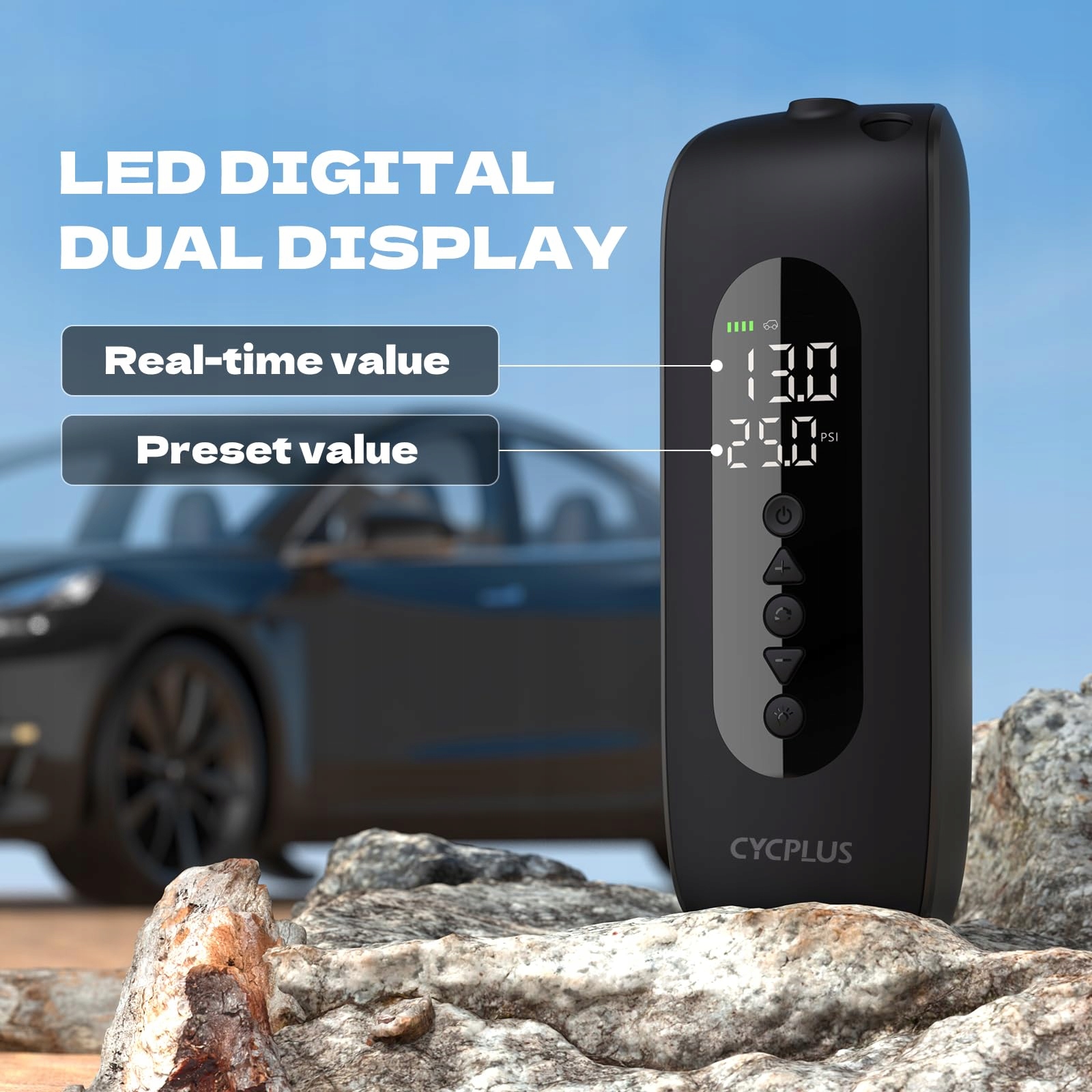 Cycplus Nadmuchiwanie opon, przenośna sprężarka Marka Cycplus