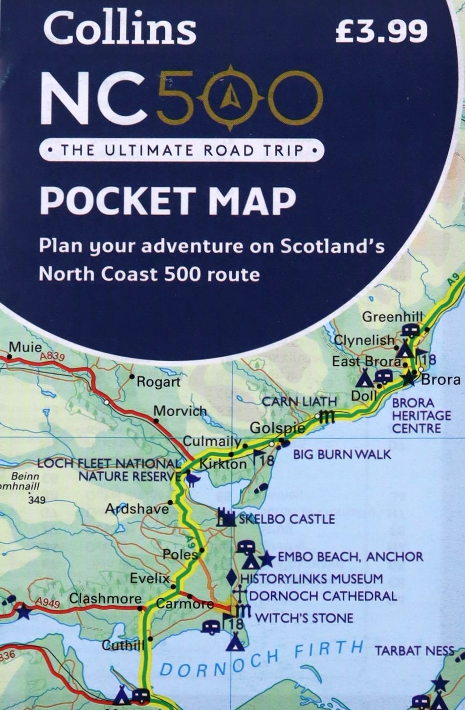

NC500 Pocket Map: Plan Your Adventure On Scotland'