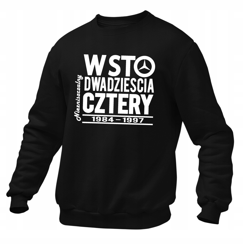 

Bluza z nadrukiem Mercedes W124 dla fana - M