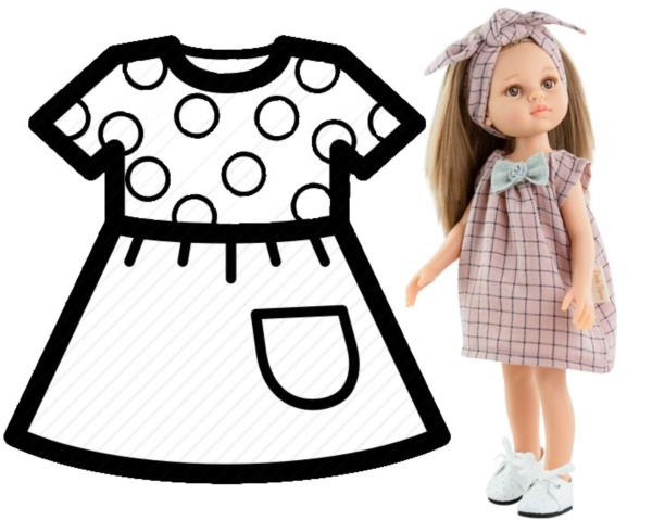 UBRANKO DLA LALKI PAOLA REINA 54491