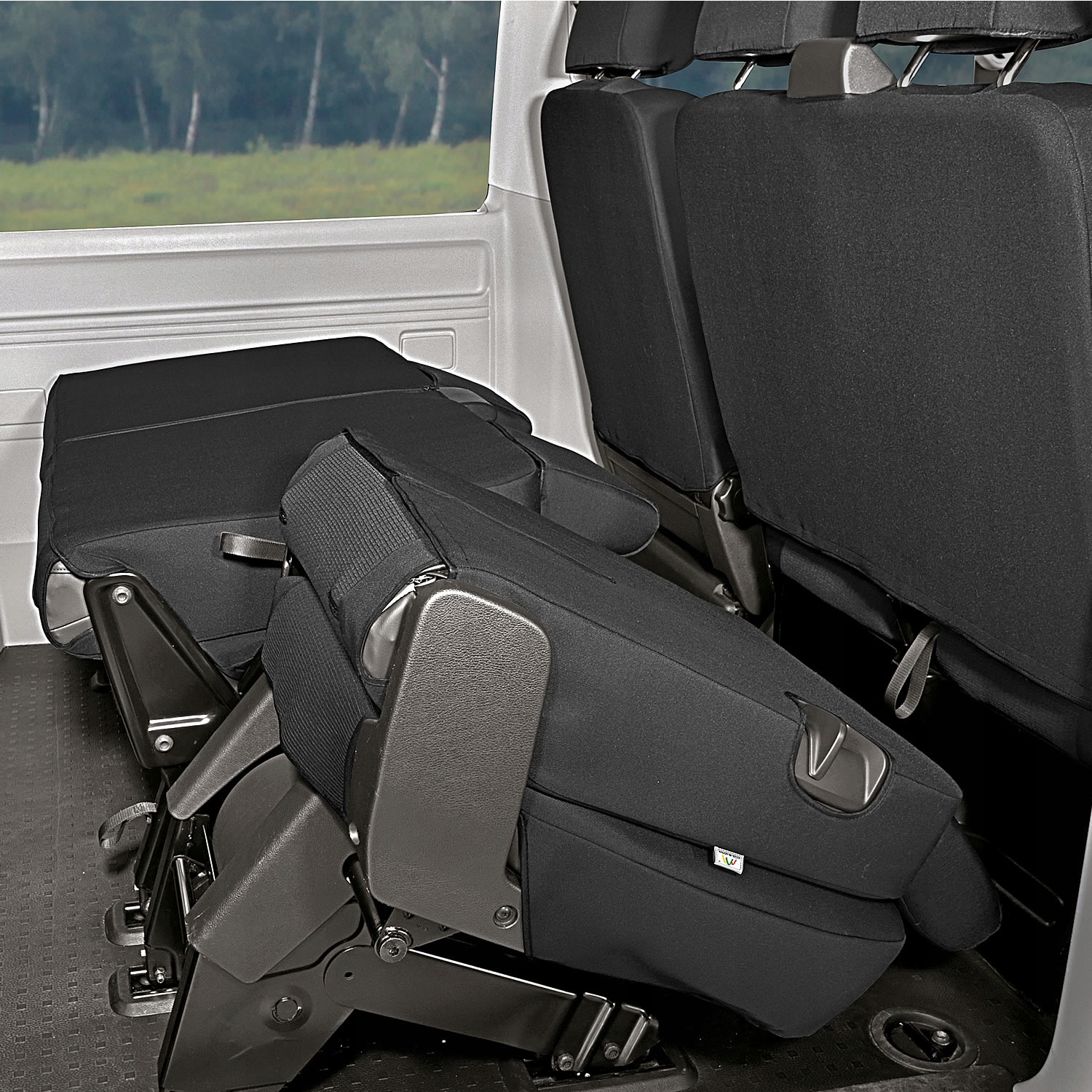 MIAROWE Pokrowce 1+2 II RZĄD do VW T6 od 2015 Waga produktu z opakowaniem jednostkowym 1.8 kg