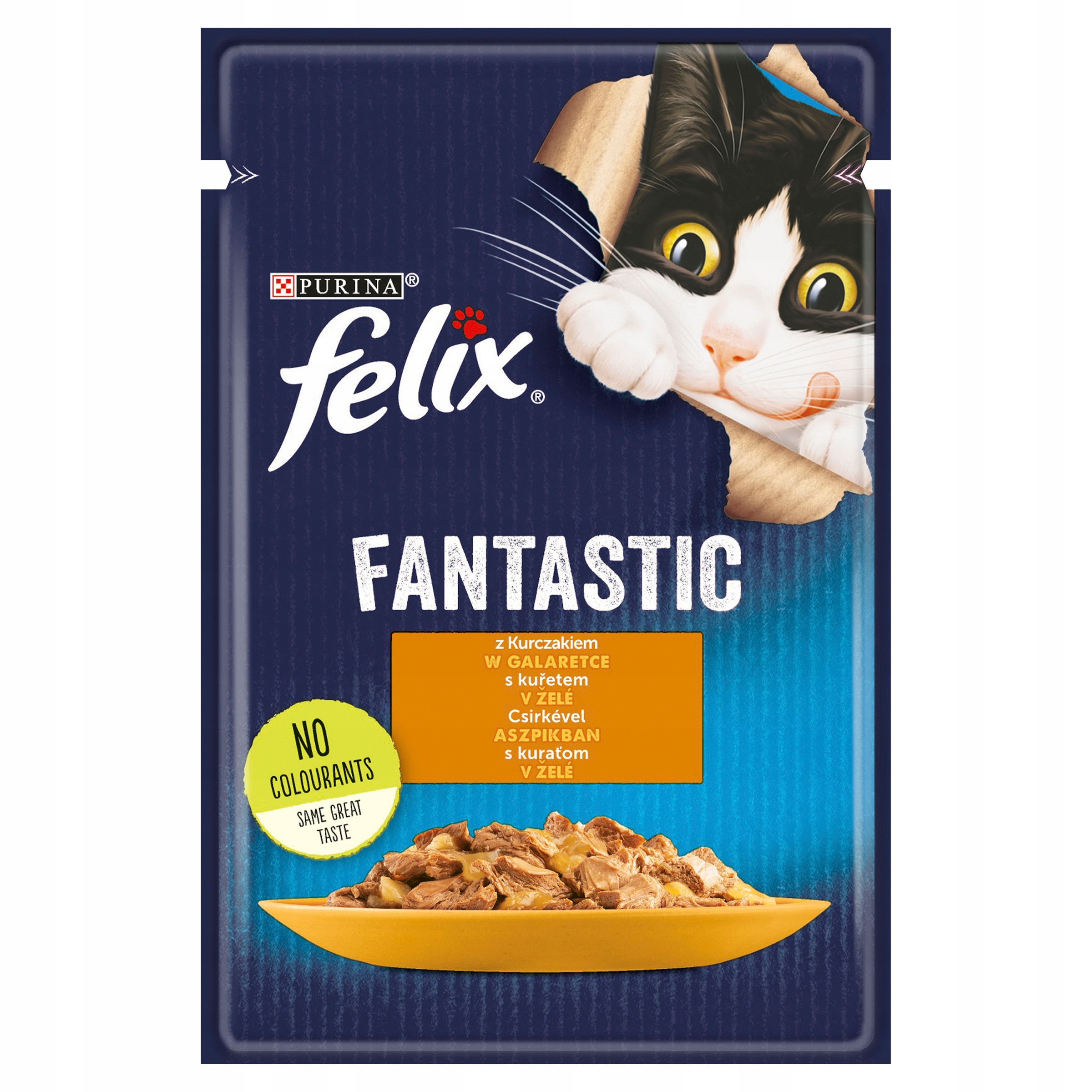 Levně 13X Felix Fantastické kuře v želé kapsička 85 g