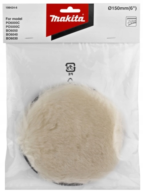 Makita 199424-6 Futro Polerskie Dysk Na Rzep 150mm