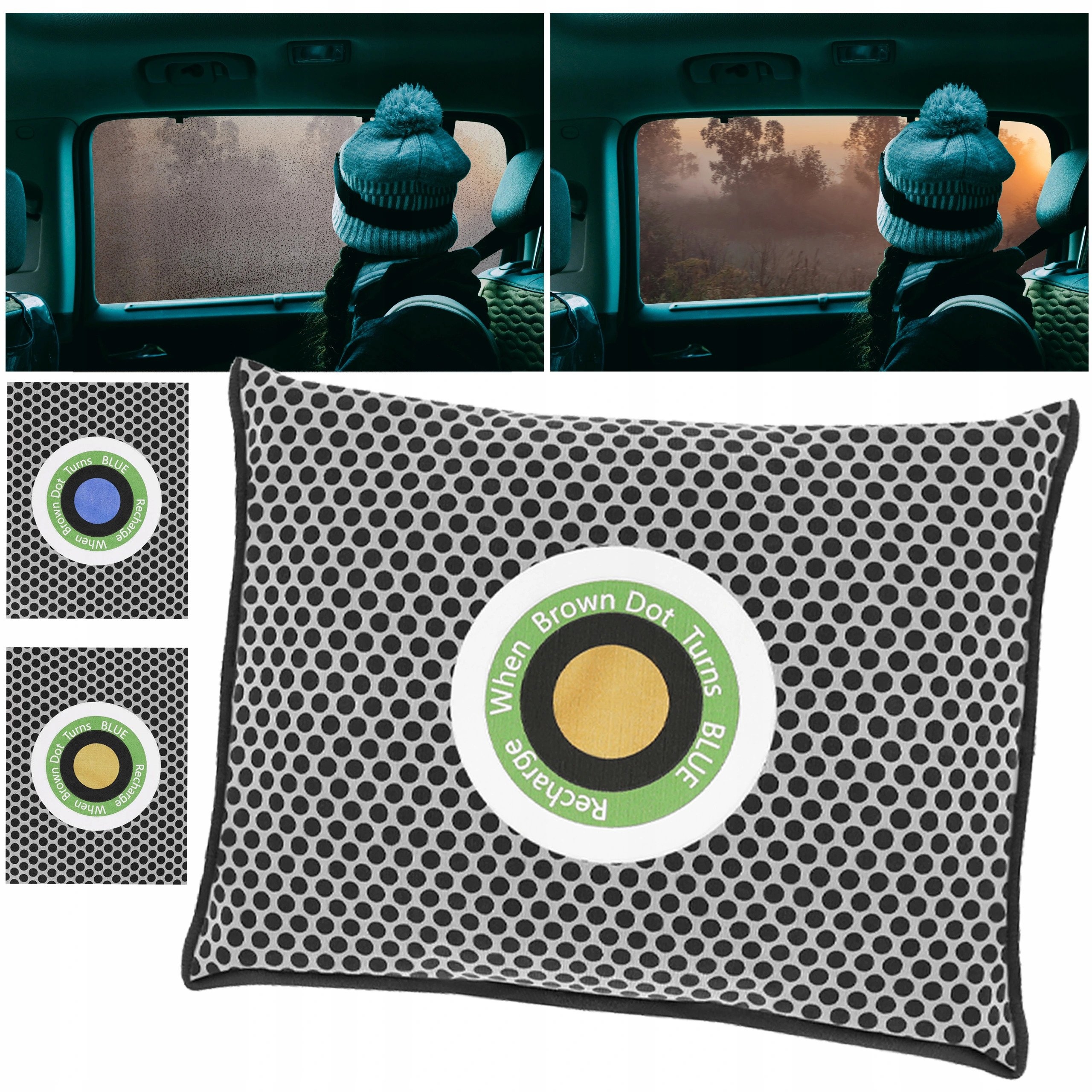 POCHŁANIACZ WILGOCI DO SAMOCHODU AUTA KAMPERA AUTOBUSU ANTY-PARA OSUSZACZ EAN (GTIN) 5903819992915