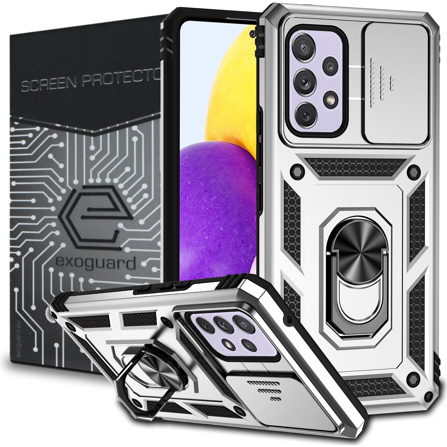 

Case Etui Pancerne+szkło do Samsung Galaxy A53 5G
