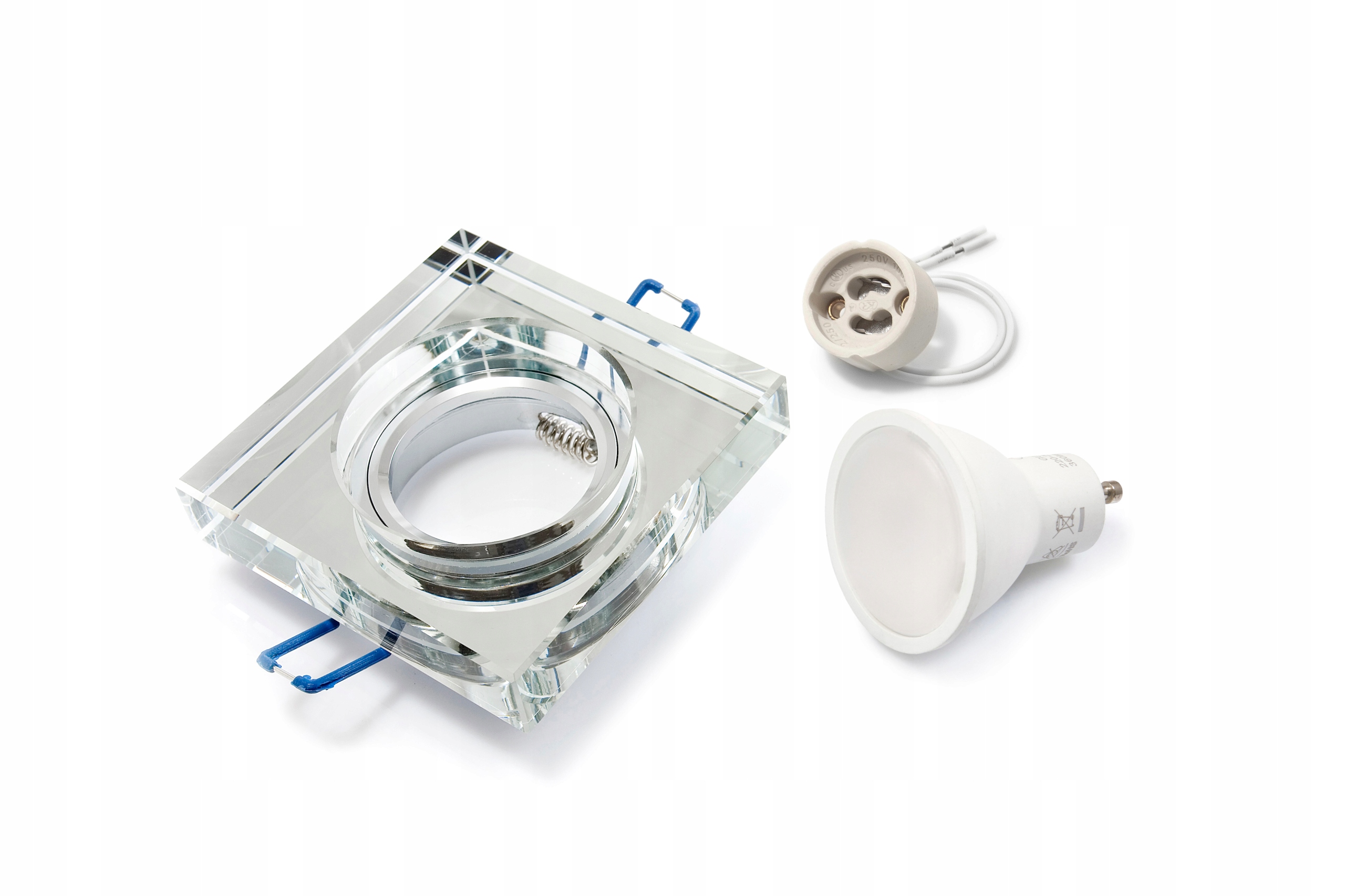 

Zestaw Oprawa Halogenowa Szklana Led 7W GU10