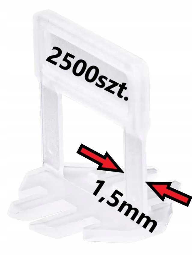 Beorol Klipsy Na Vyrovnávání Dlaždic 2500ks 1,5mm Pro Raimondi Kubala Solid